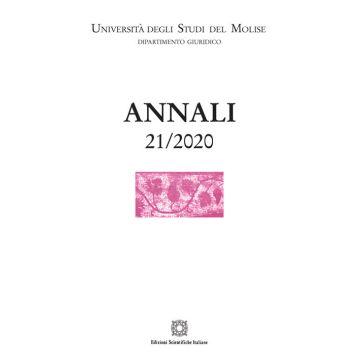 Annali del Dipartimento di scienze giuridico-sociali e dell'amministrazione (2020). Vol. 21