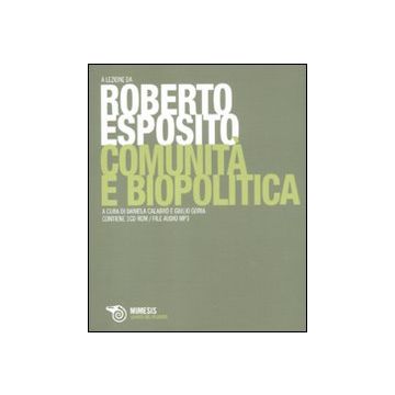 Comunità e biopolitica file audio formato MP3. Con CD-ROM