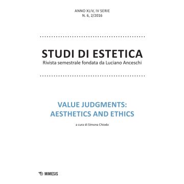 Studi di estetica (2016). Vol. 2: Value judments: aesthetics and ethics