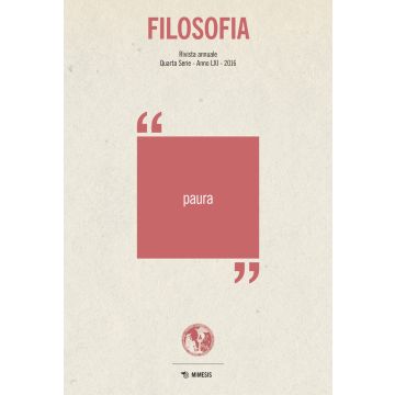 Filosofia (2016). Vol. 1: Paura