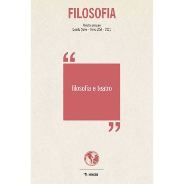 Filosofia. Filosofia e teatro (2021)