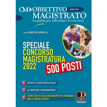 Obiettivo magistrato aprile 2022 speciale concorso magistratura 2022 dike
