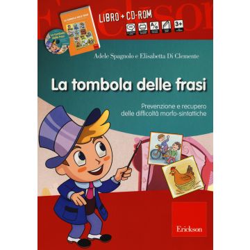 La tombola delle frasi. Prevenzione e recupero delle difficoltà morfo-sintattiche. Con CD-ROM