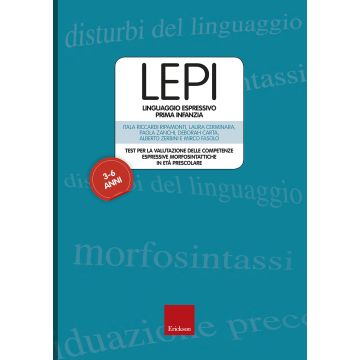 LEPI. Linguaggio espressivo prima infanzia. Test per la valutazione delle competenze espressive e morfosintattiche in età  prescolare. Con 25 Carte illustrate. Con Mascherina porta-vignette. Con 6 Protocolli di notazione