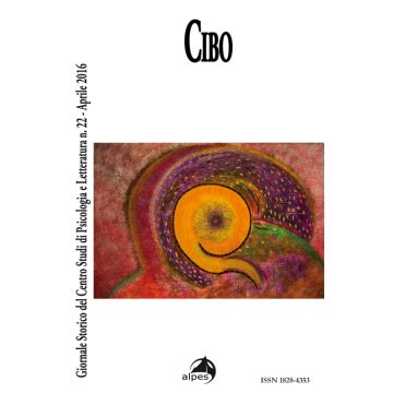 Giornale storico del centro studi di psicologia e letteratura. Vol. 22: Cibo