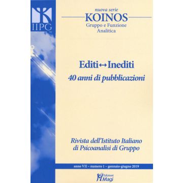 Koinos editi/inediti (2019). Vol. 1: Editi-inediti. 40 anni di pubblicazioni