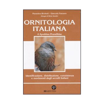 Brichetti Ornitologia italiana Apodidae - Prunellidae perdisa editore