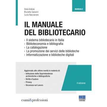 Il manuale del bibliotecario 2/ed. (Ardone - Maggioli)