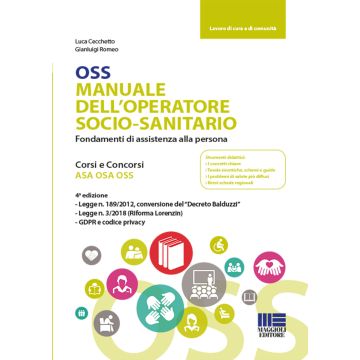 Cecchetto OSS Manuale dell'operatore socio sanitario corsi concorsi asa osa oss maggioli