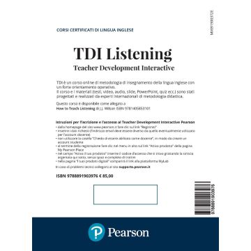 TDI. Teacher development interactive. Listening. Con Contenuto digitale per accesso on line