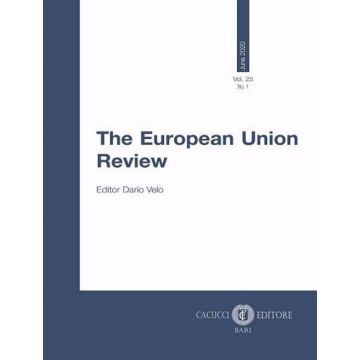 The European Union Review (2020). Nuova ediz.. Vol. 25/1: June