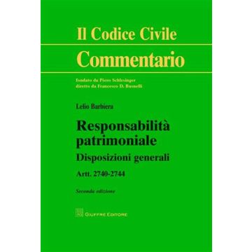 Responsabilità patrimoniale. Disposizioni generali