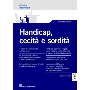 Handicap, cecità e sordità