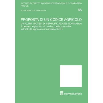 Proposta di un codice agricolo