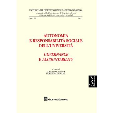Autonomia e responsabilità sociale dell'Università. Governance e accountability