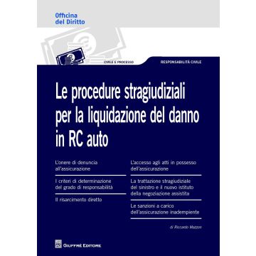 Le procedure stragiudiziali per la liquidazione del danno in RC auto