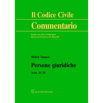 Persone giuridiche. Artt. 11-35
