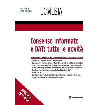 Consenso informato e DAT: tutte le novità