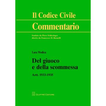 Del giuoco e della scommessa. Artt. 1933-1935