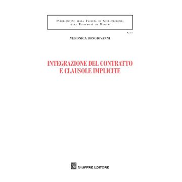 Integrazione del contratto e clausole implicite