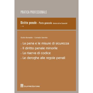 La pena e le misure di sicurezza. Il diritto penale minorile. La riserva di codice. Le deroghe alle regole penali