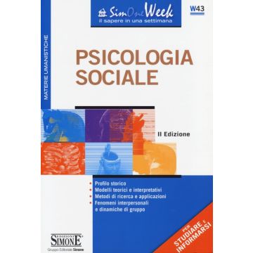 Psicologia Sociale - Pagnini L.  - Simone - 9788824439848