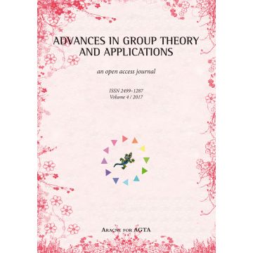 Advances in group theory and applications (2017). Vol. 4