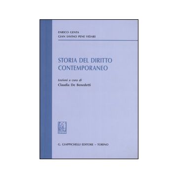 Storia del diritto contemporaneo. Lezioni