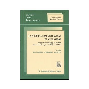 La pubblica amministrazione e la sua azione