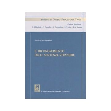 Il riconoscimento delle sentenze straniere