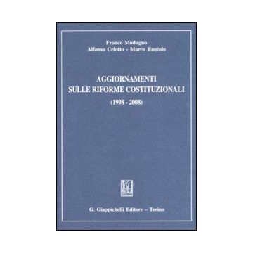 Aggiornamenti sulle riforme costituzionali (1998-2008)