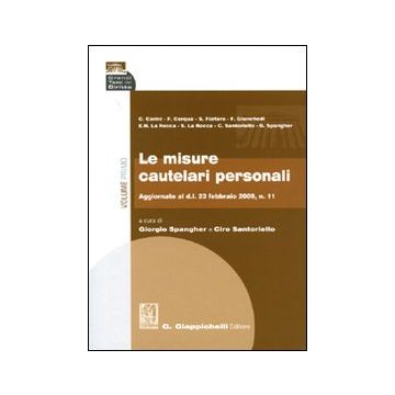 Le misure cautelari personali. Vol. 1