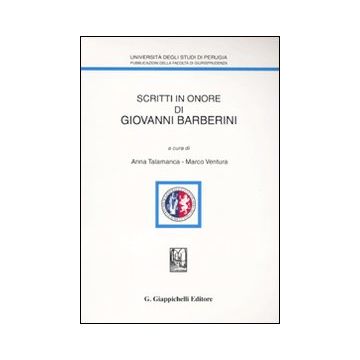 Scritti in onore di Giovanni Barberini