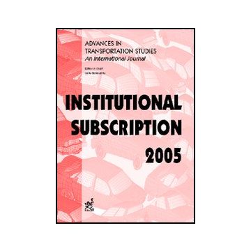 Advances in transportation studies. An international journal. Institutional subscription 2005