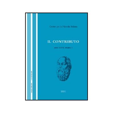 Il contributo (2005). Vol. 1