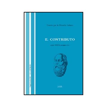 Il contributo (2005). Voll. 2-3