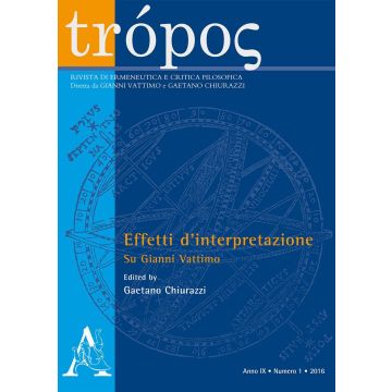Rivista di ermeneutica e critica filosofica (2016). Vol. 1: Su Gianni Vattimo