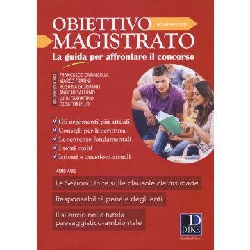 Obiettivo magistrato. La guida per affrontare il concorso (2018). Vol. 11: Novembre