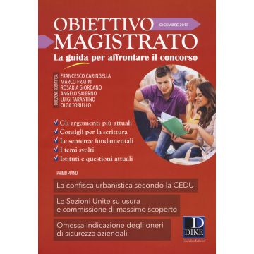Obiettivo magistrato. La guida per affrontare il concorso (2018). Vol. 12: Dicembre