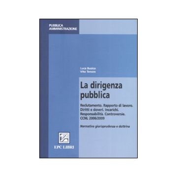La dirigenza pubblica. Reclutamento. Rapporto di lavoro. Diritti e doveri. Incarichi. Responsabilità. Controversie