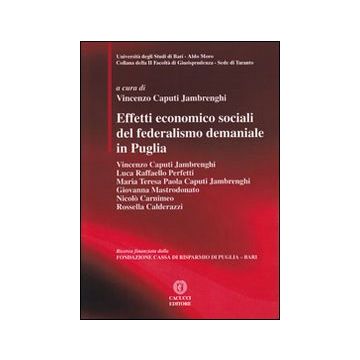 Effetti economico sociali del federalismo demaniale in Puglia