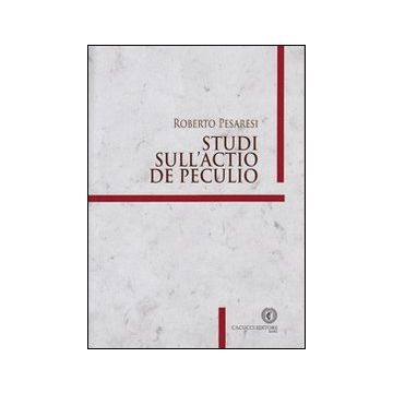 Studi sull'actio de peculio