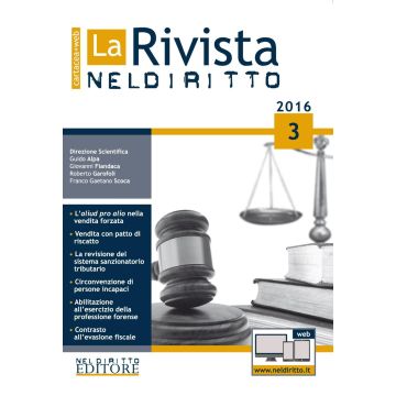 La rivista di Neldiritto (2016). Con aggiornamento online. Vol. 3