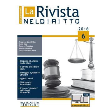 La rivista di Neldiritto (2016). Vol. 6