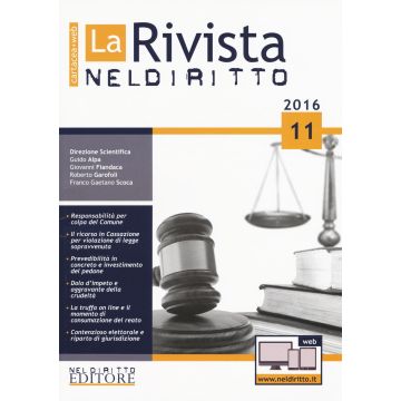 La rivista di Neldiritto (2016). Con Contenuto digitale per download e accesso on line. Vol. 11