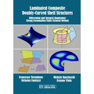 Laminated composite doubly-curved shell structures. Differential and integral quadrature strong formulation finite element method