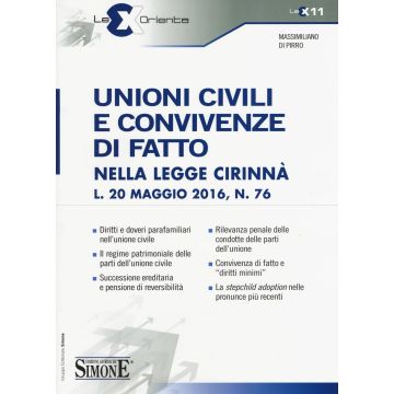 Unioni civili e convivenze di fatto nella Legge Cirinnà (L. 20 maggio 2016, n. 76)