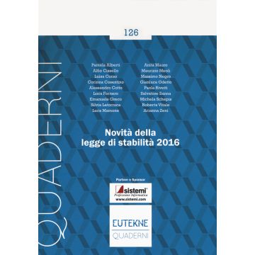 Novità della legge di stabilità 2016