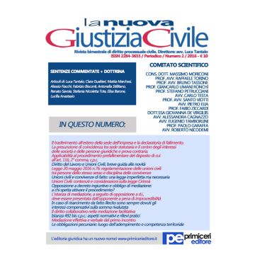 La nuova giustizia civile (2016). Vol. 2