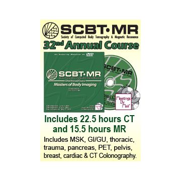 Society of Computed Body Tomography and Magnetic Resonance (SCBT-MR) 32nd Annual Course (DVD-ROM)Continuing Medical Education (CME) Credit Sponsor: Medical University of South Carolina 30 AMA PRA Cate